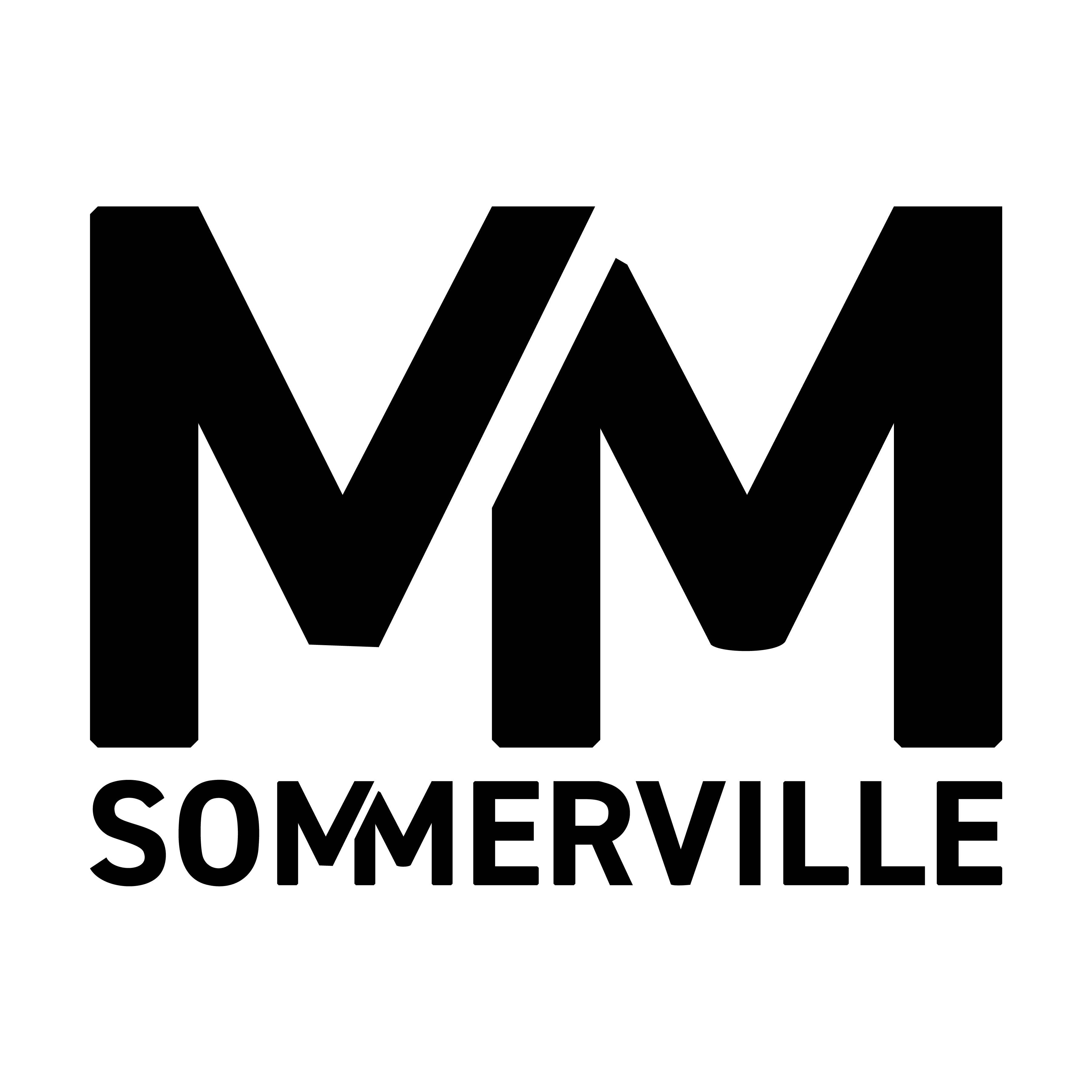 Sommerville stacked double M logo